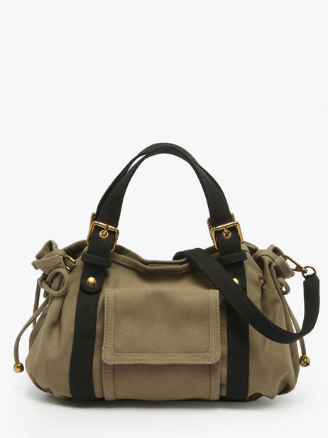 Cross Body Tas Canvas Katoen Gerard darel Groen canvas DCS67450 ander zicht 4